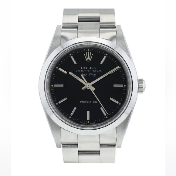 Rolex Air King in stainless steel with original packaging and box - Picture 1 of 9